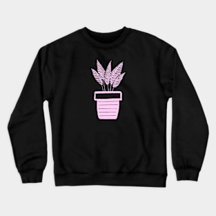 Plant1 Pink - Full Size Image Crewneck Sweatshirt